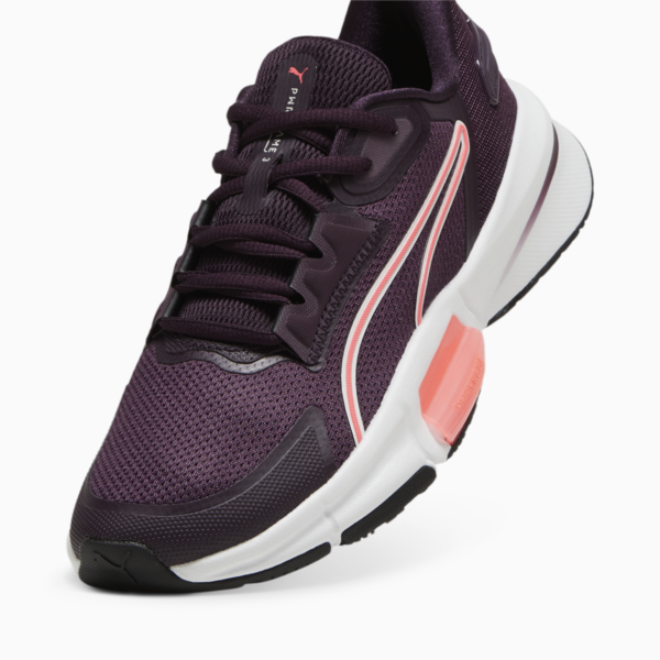Zapatillas de training PWRFrame TR 3 para mujer, Midnight Plum-Vapor Gray-Sunset Glow, large-ARG