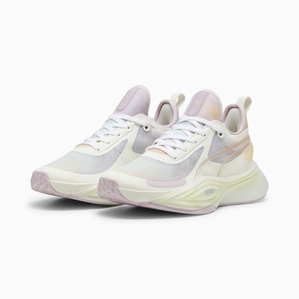 Zapatillas de training para mujer PWR NITRO SQD, Warm White-Grape Mist-Peach Fizz, large-ARG