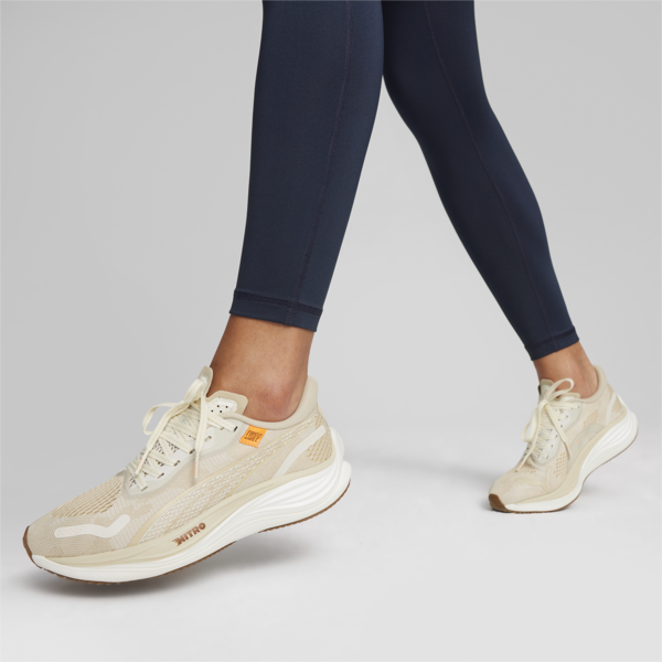 Velocity NITRO™ Women's Running Shoes, Vapor Gray-Putty-Neon Citrus, large-ZAF