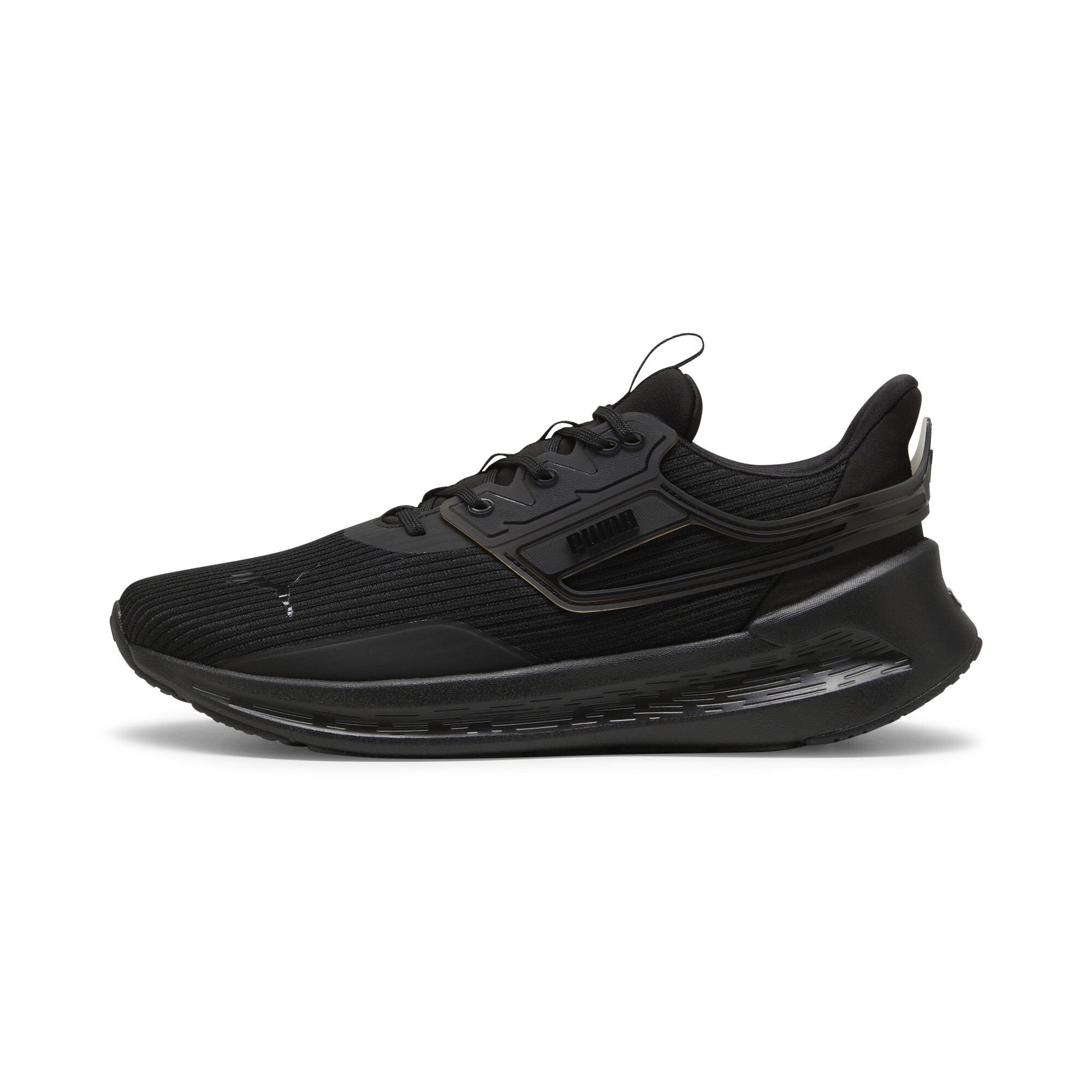 Men's PUMA SOFTRIDE Symmetry Running Shoes In 10 - Black, Size EU 40.5