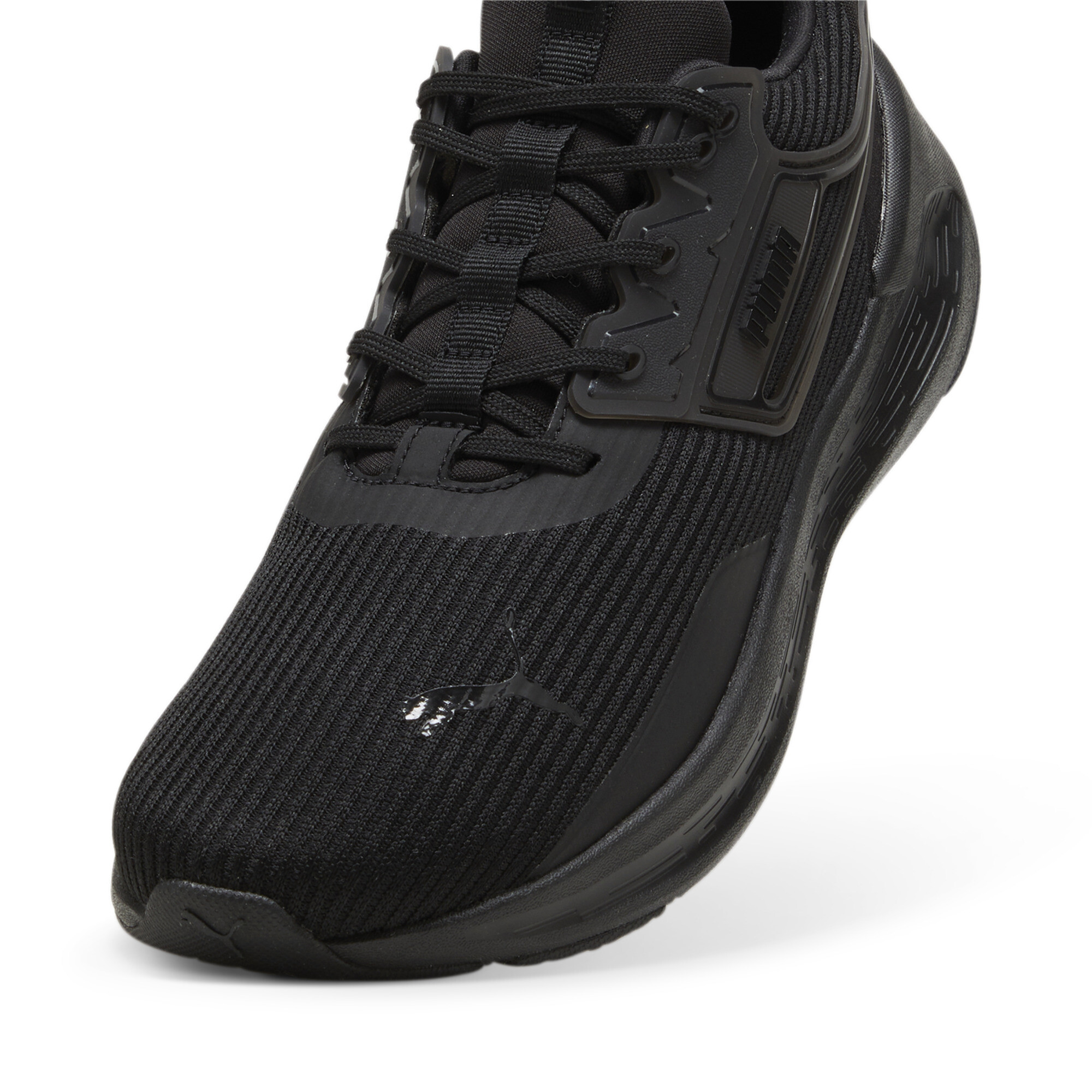 Men's PUMA SOFTRIDE Symmetry Running Shoes In 10 - Black, Size EU 38