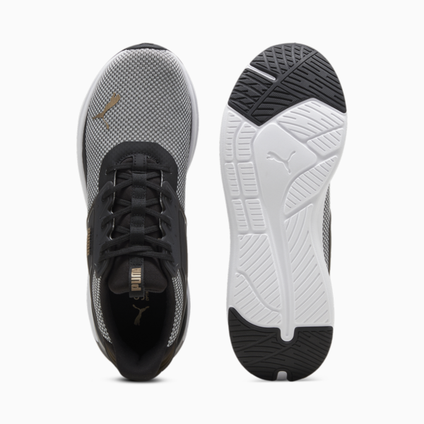 SOFTRIDE Symmetry Running Shoes, PUMA Black-PUMA Gold-PUMA White, large-ZAF