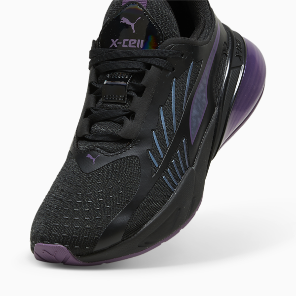 Zapatillas de running para mujer X-Cell Action Metachromatic, PUMA Black-Crushed Berry, large-ARG