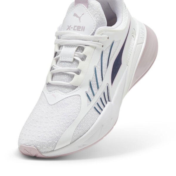 Zapatillas de running para mujer X-Cell Action Metachromatic, PUMA White-Grape Mist, large-ARG