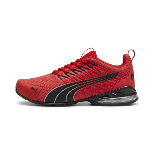 PUMA Voltaic Evo Running Shoes in For All Time Red/Black/Grey Fog - 379601_02