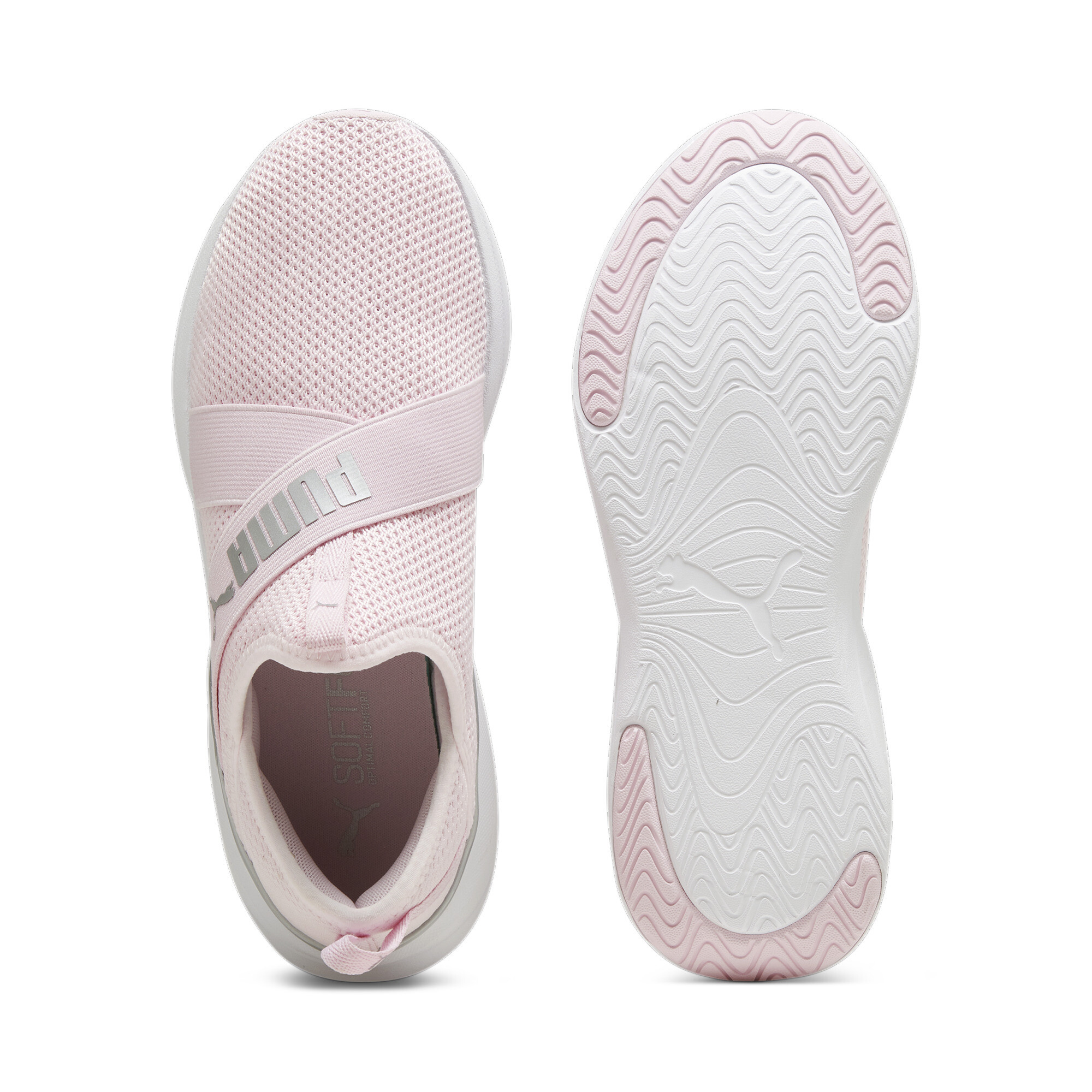 Women's PUMA SOFTRIDE Harmony Slip-On Running Shoe In Pink, Size EU 39