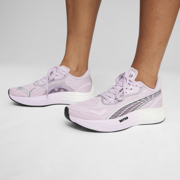 Velocity NITRO™ 3 Women's Running Shoes, Grape Mist-PUMA Black, large-ZAF