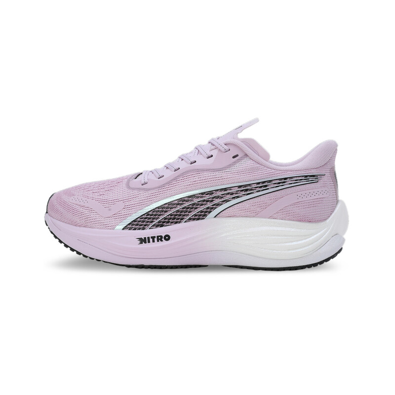 Women's PUMA Velocity NITRO 3 Running Shoes in Black/Gray size UK 5