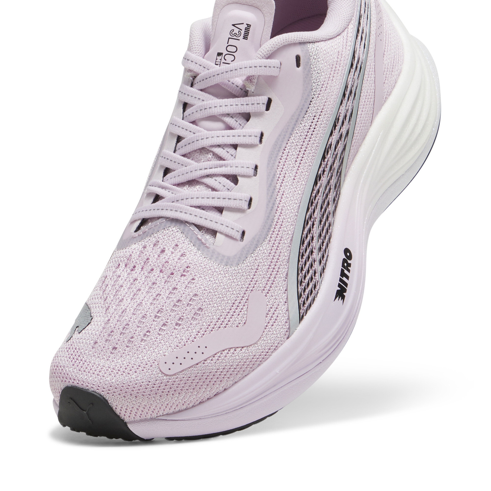 Women's PUMA Velocity NITRO™ 3 Running Shoes In Purple, Size EU 38