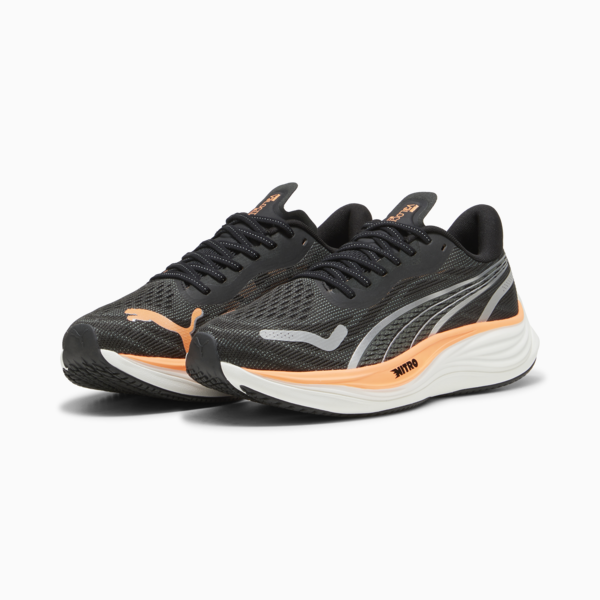 Velocity NITRO™ 3 Men's Wide Running Shoes, PUMA Black-PUMA Silver-Neon Citrus, large-ZAF