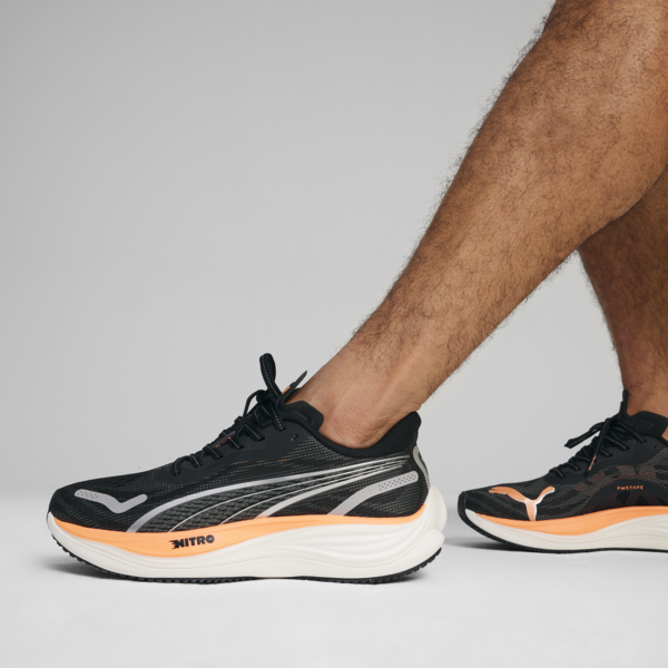 Velocity NITRO™ 3 Men's Wide Running Shoes, PUMA Black-PUMA Silver-Neon Citrus, large-ZAF