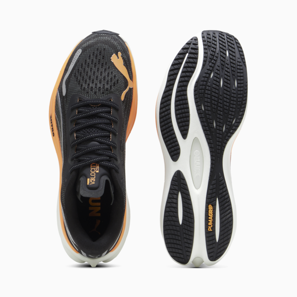 Velocity NITRO™ 3 Men's Wide Running Shoes, PUMA Black-PUMA Silver-Neon Citrus, large-ZAF