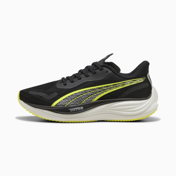 Velocity NITRO™ 3 Men's Wide Running Shoes, PUMA Black-Yellow Alert, large-ZAF