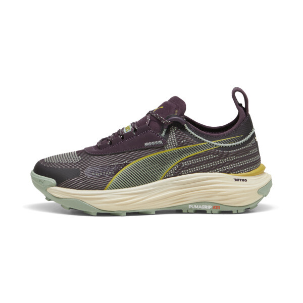 PUMA SEASONS Voyage NITROâ¢ 3 Women's Trail Running Shoes in Midnight Plum/Green Fog/Golden Fog - 379618_05