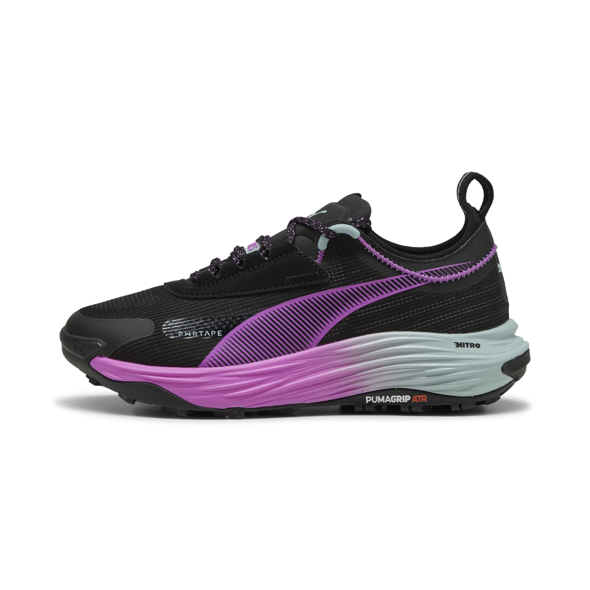 Puma Voyage NITRO™ 3 Trail Running Schuhe Damen | Black/Pure Magenta/Modern Mint | Größe: 42.5