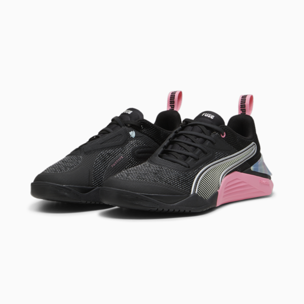 Fuse 3.0 Women's Training Shoes, PUMA Black-PUMA Silver-Turquoise Surf, large-ZAF