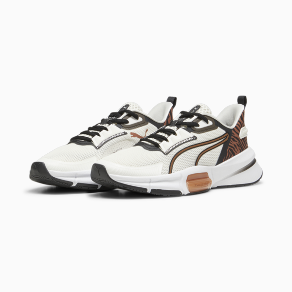 PWRFrame TR 3 Women's Training Shoes, Warm White-PUMA Black-Teak, large-ZAF