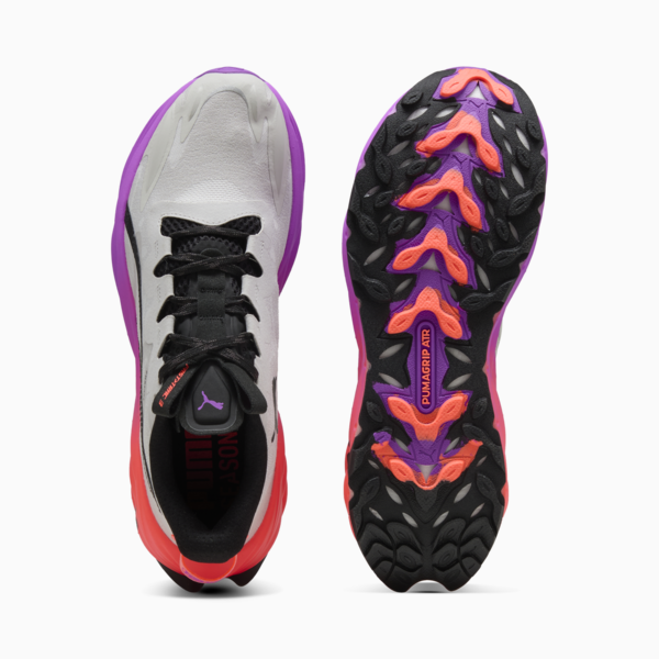 Fast-Trac NITRO™ 3 Trail Running Shoes Men, Feather Gray-Glowing Red-Pure Magenta, large-ZAF