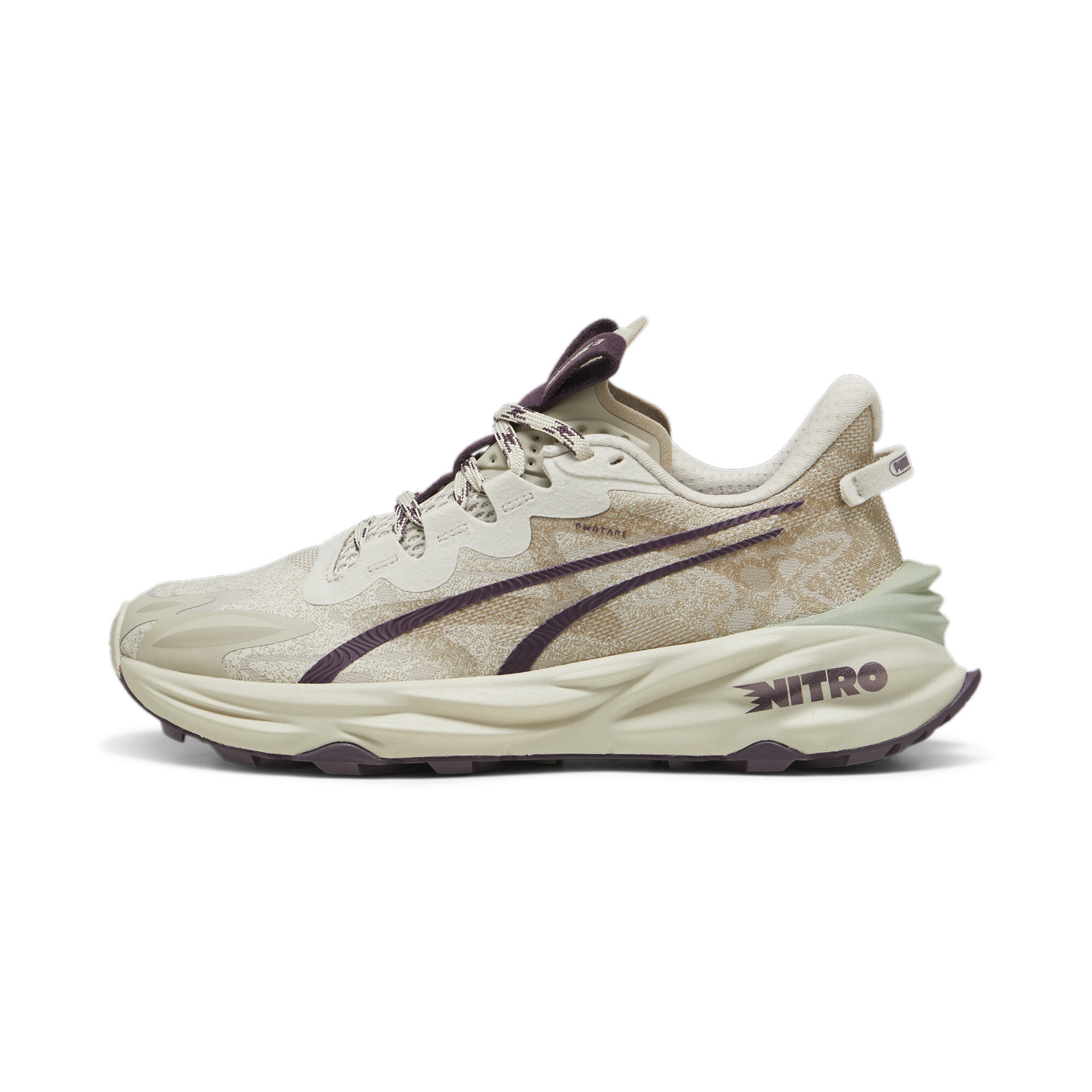 Puma Fast-Trac NITRO™ 3 Trail Running Schuhe Damen | Desert Dust/Oak Branch/Midnight Plum | Größe: 38