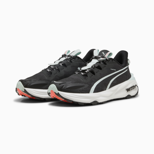 Zapatillas de trail running Fast-Trac NITRO™ 3 para mujer, PUMA Black-Glowing Red-Peaceful Blue, large-ARG