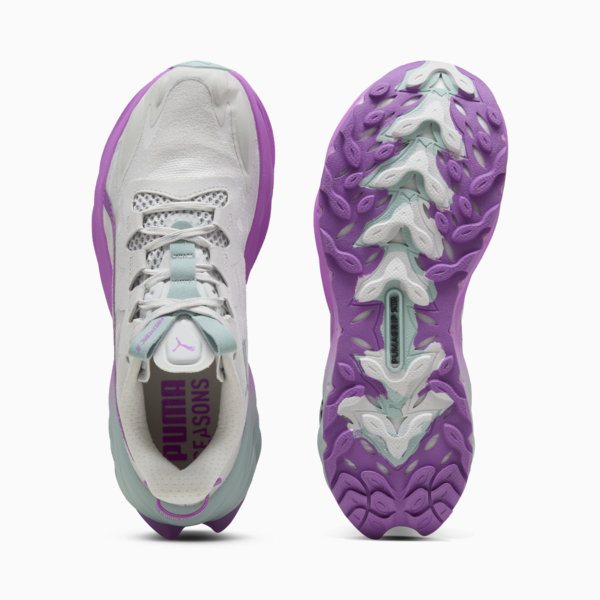 Fast-Trac NITRO™ 3 Trail Running Shoes Women, Feather Gray-Pure Magenta-Modern Mint, large-ZAF