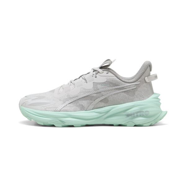 Zapatillas PUMA de trail running Fast-Trac NITRO™ 3 para Mujer En Feather Gris/Mint Melt/Silver