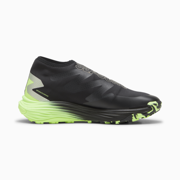Voyage NITRO™ 3 Disc Trail Running Shoes Men, PUMA Black-Puma Silver-Fizzy Apple, large-ZAF