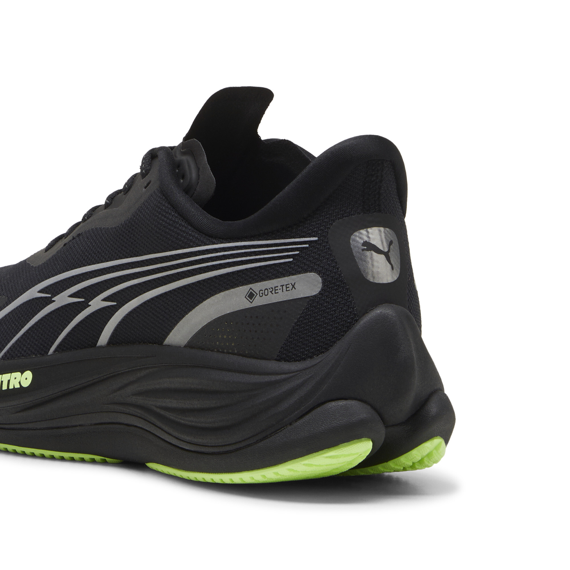 Men's Puma Velocity NITRO™ 3 GTX Running Shoes, Black, Size 40.5, Shoes