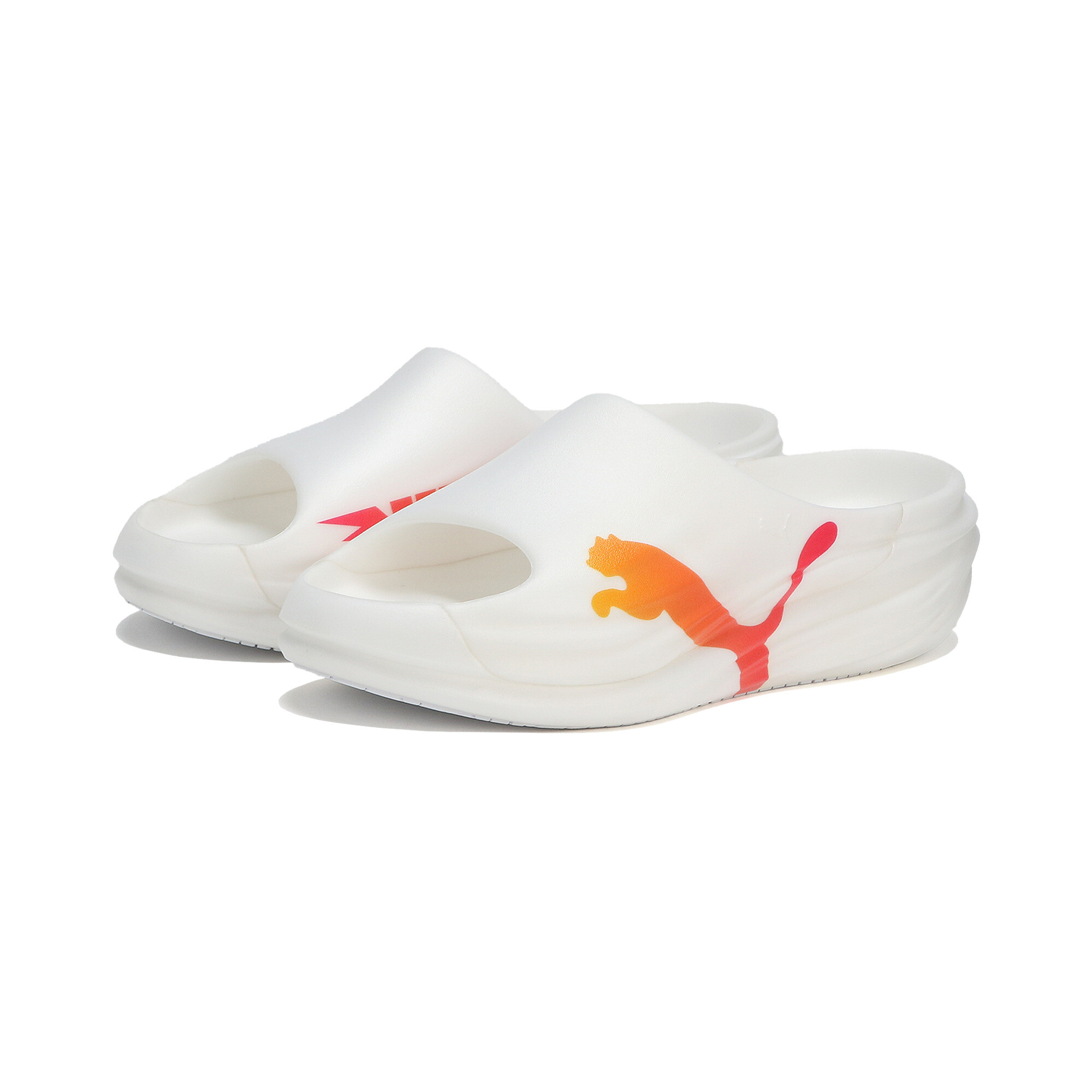 Puma Unwind NITRO™ Cat Active Sandals Unisex, White, Size 39, Shoes