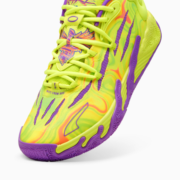 MB.03 Spark Basketball Shoes, Safety Yellow-Purple Glimmer, large-ZAF