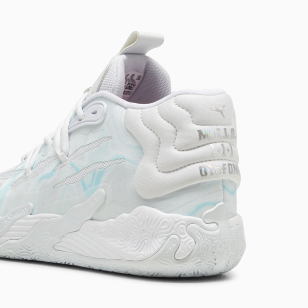 MB.03 Iridescent Basketball Shoes, PUMA White-Dewdrop, large-ZAF