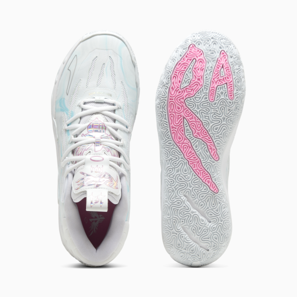 MB.03 Iridescent Basketball Shoes, PUMA White-Dewdrop, large-ZAF