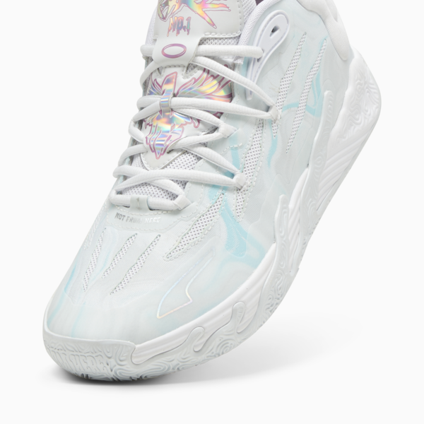 Zapatillas de basketball MB.03 Iridescent, PUMA White-Dewdrop, large-ARG