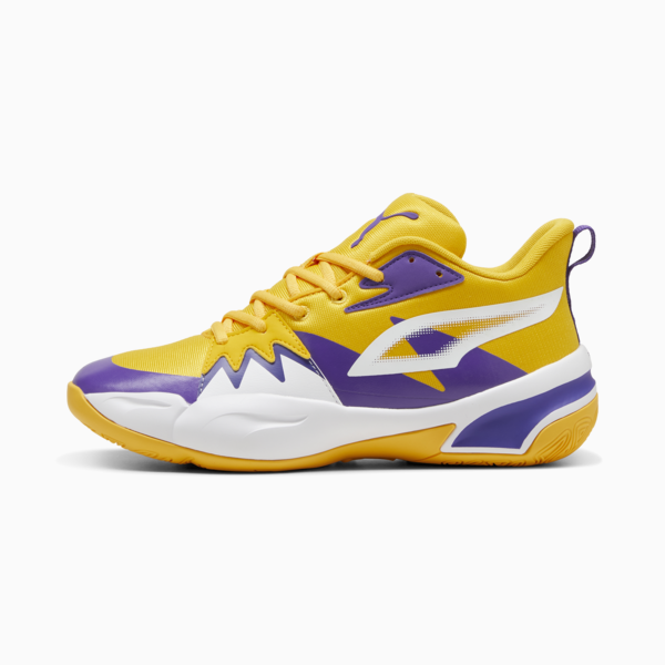 Zapatillas de basketball Genetics, Yellow Sizzle-PUMA White, large-ARG