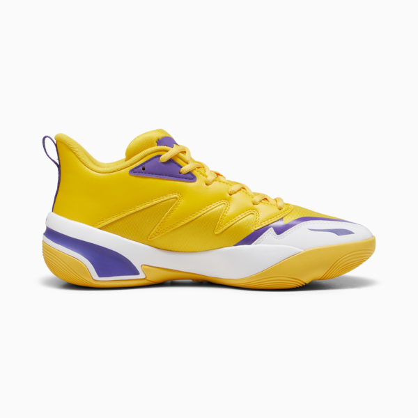 Zapatillas de basketball Genetics, Yellow Sizzle-PUMA White, large-ARG