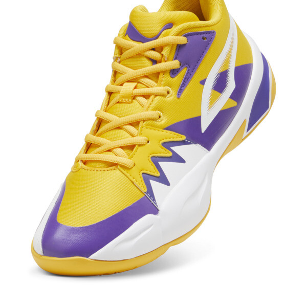 Zapatillas de basketball Genetics, Yellow Sizzle-PUMA White, large-ARG