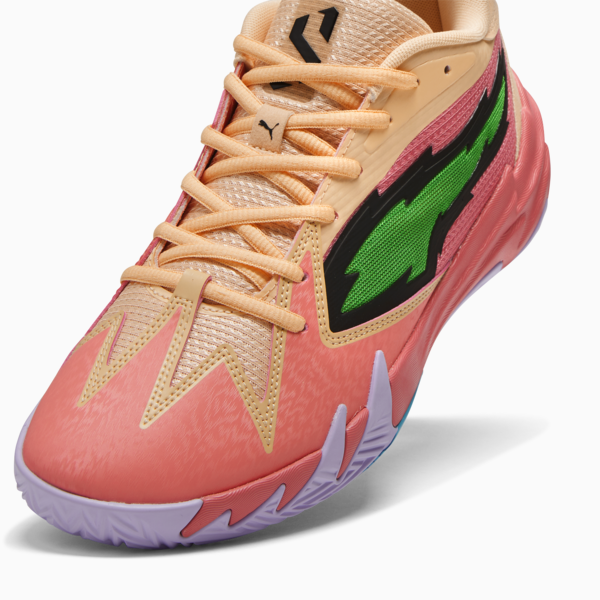 Scoot Zeros Georgia Peach Basketball Shoes, Passionfruit-PUMA Green-Peach Fizz, large-ZAF