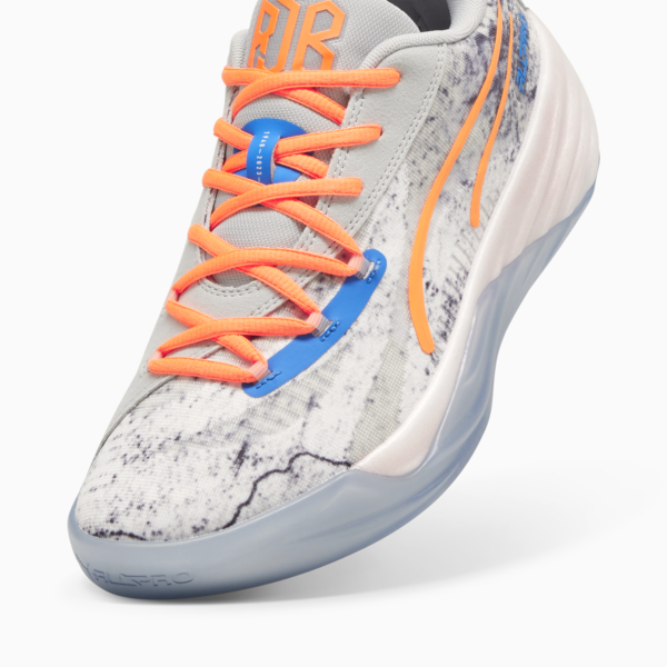 All-Pro NITRO™ RJ Barrett Unisex Basketball Shoes, Cool Light Gray-Ultra Orange, large-MEX