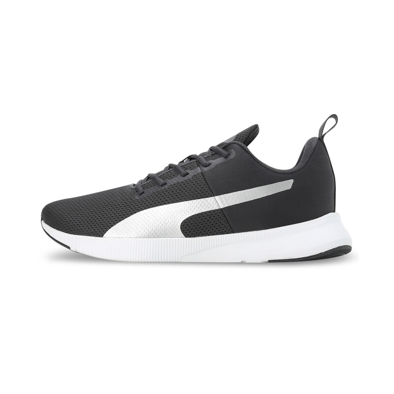 Men's PUMA Coarse Running Lightweight Shoes in Black/Silver size 6