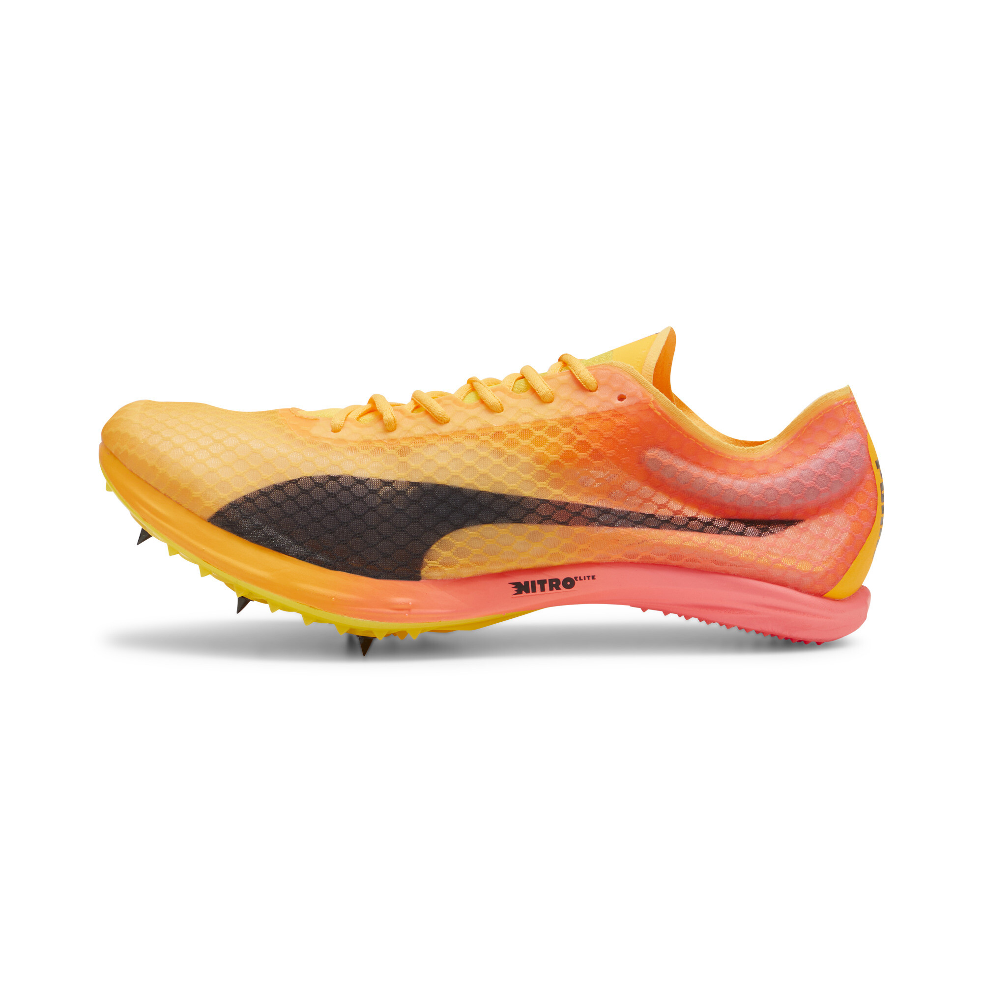 Puma evoSPEED Distance NITRO™ Elite+ 4 | Mit Colorful | Sun Stream/Sunset Glow/Black | Größe: 37.5