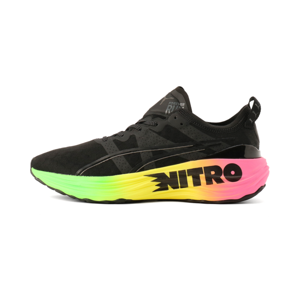 Zapatillas de running ForeverRun NITRO Futrograde, PUMA Black-Green Gecko, large-ARG