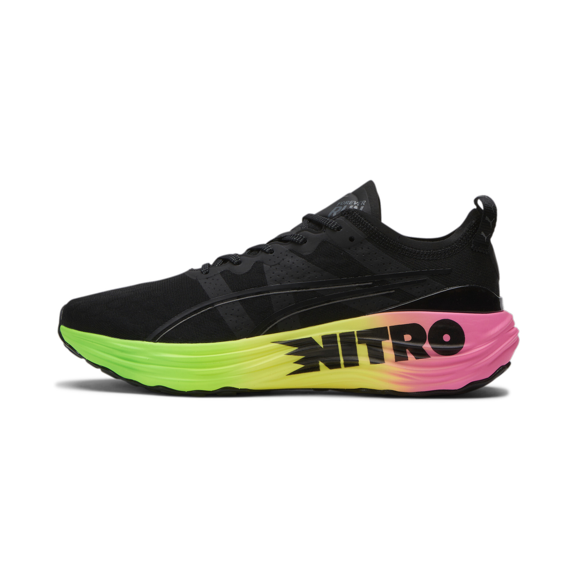 PUMA ForeverRUN NITROâ¢ Futrograde Men's Running Shoes in Black - 380005_01