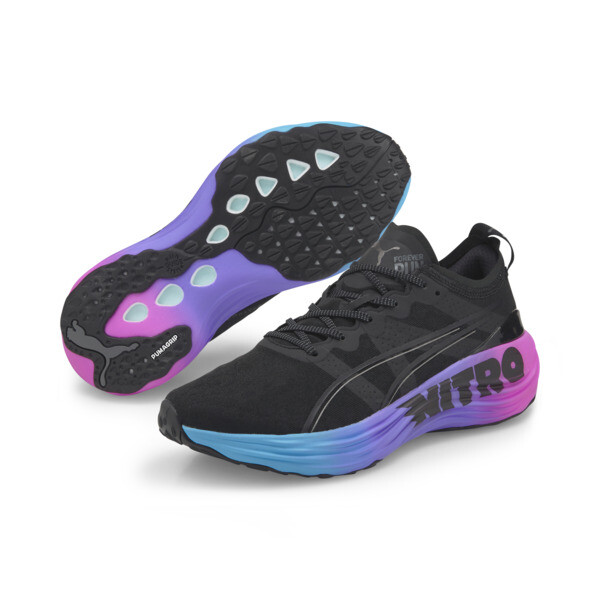 Zapatillas de running ForeverRun NITRO SUNSET, PUMA Black-Luminous Blue-Electric Orchid, large-ARG