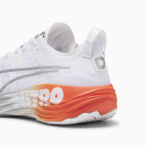 Zapatillas de running ForeverRun NITRO, PUMA White-PUMA Silver-Cherry Tomato, large-ARG