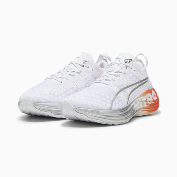 Zapatillas de running ForeverRun NITRO, PUMA White-PUMA Silver-Cherry Tomato, large-ARG