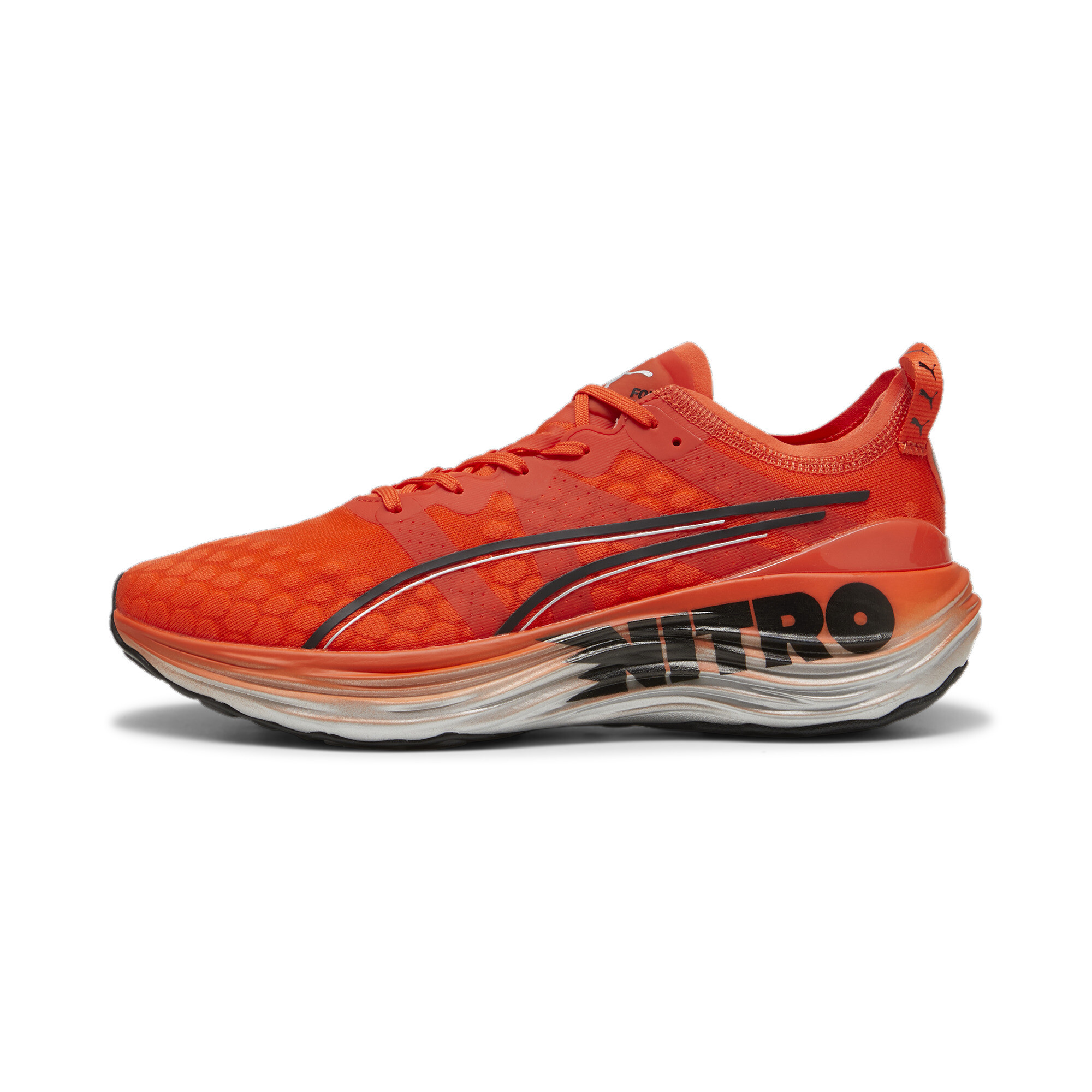 Men's Puma Forever Run NITRO Running Shoes, Red, Size 47, Shoes