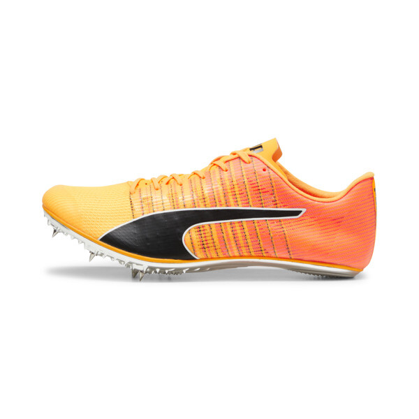 PUMA evoSPEED BRUSH 6 Men's Track Spikes Shoes in Sun Stream/Sunset Glow/Black - 380022_01
