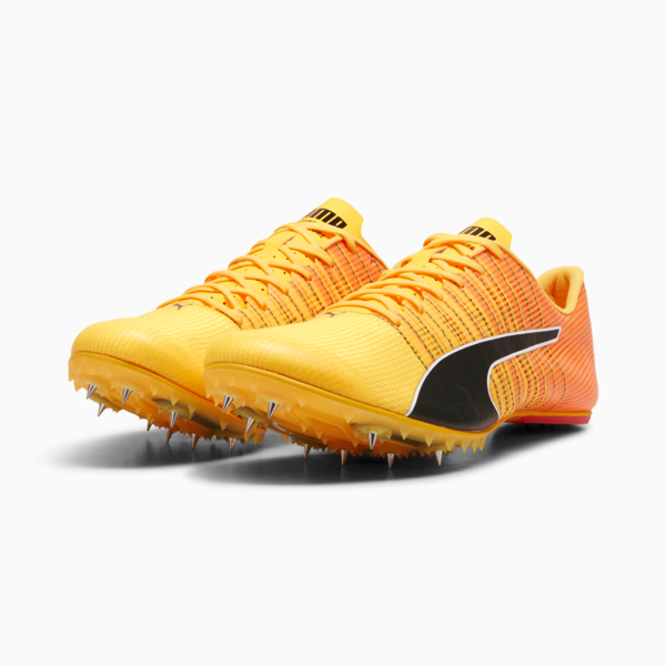 evoSPEED FUTURE 6 Track & Field Unisex Shoes, Sun Stream-Sunset Glow-Puma Black, large-ZAF