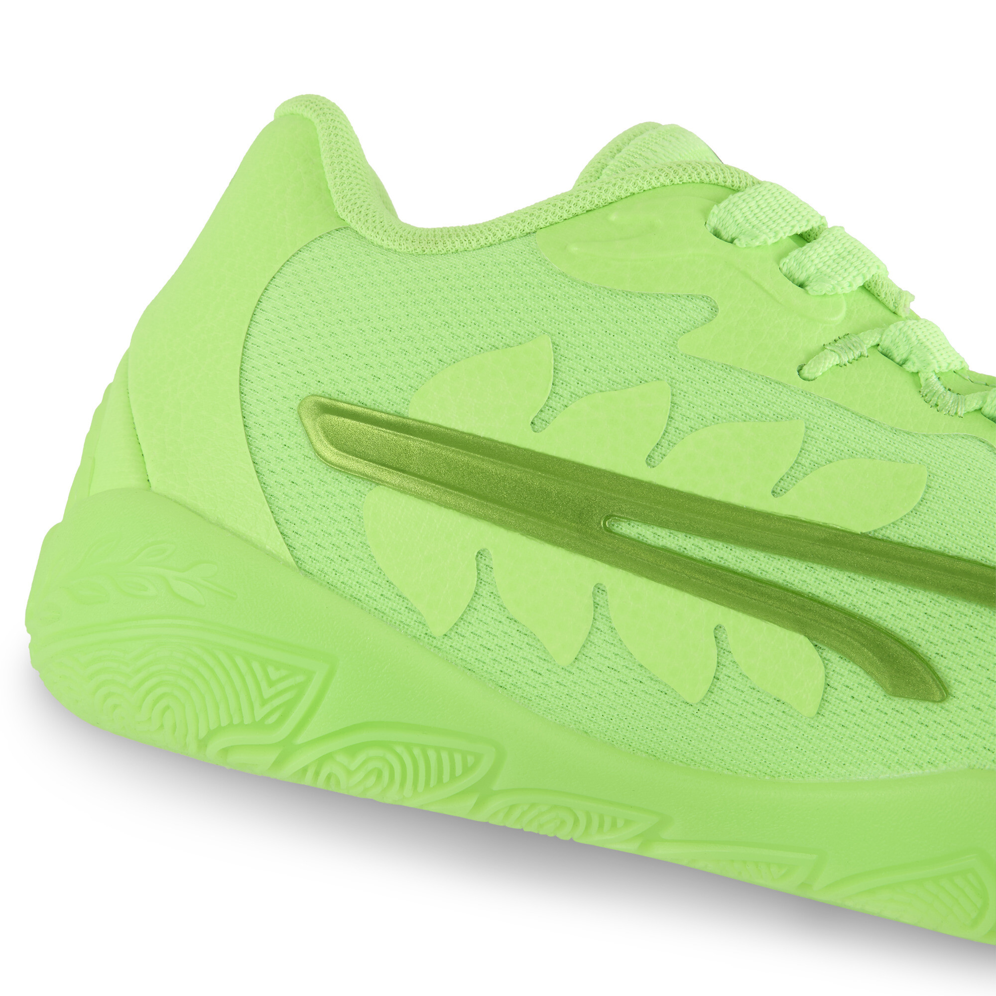 Stewie 3 Team basketbalschoenen voor Dames, Groen/Grijs, Maat 38 | PUMA