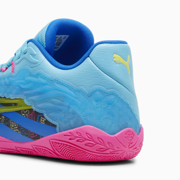 Zapatillas de basketball Stewie 3 Midnight in Tokyo para mujer, Bright Aqua-Fluro Pink Pes-PUMA Black, large-ARG